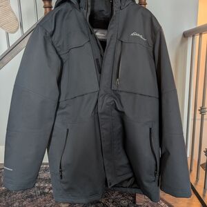 Eddie Bauer Men's Charcoal Performance Jacket